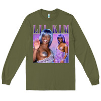 Army Green lil kim Long Sleeve Tee - tuanDangUi