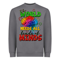 Storm The world needs all kinds of minds Heavyweight Sweatshirt - FaDigitalArtStudio