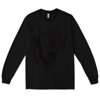 Black b&w claptrap   borderlands Long Sleeve Tee - tuanDangUi