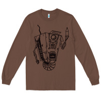 Chestnut b&w claptrap   borderlands Long Sleeve Tee - tuanDangUi