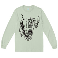 Matcha b&w claptrap   borderlands Long Sleeve Tee - tuanDangUi