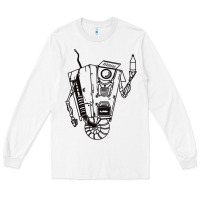 White b&w claptrap   borderlands Long Sleeve Tee - tuanDangUi