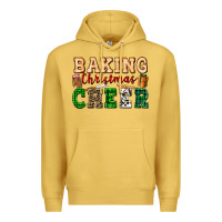 Antique Gold baking christmas cheer Premium Hoodie - FaDigitalArtStudio