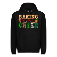 Black baking christmas cheer Premium Hoodie - FaDigitalArtStudio