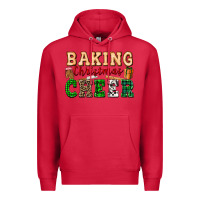 Cardinal baking christmas cheer Premium Hoodie - FaDigitalArtStudio