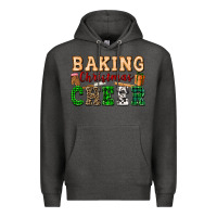 Charcoal Heather baking christmas cheer Premium Hoodie - FaDigitalArtStudio