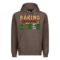 Coffee baking christmas cheer Premium Hoodie - FaDigitalArtStudio