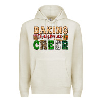 Oatmeal Heather baking christmas cheer Premium Hoodie - FaDigitalArtStudio