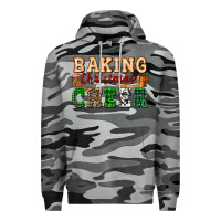 Slate Camo baking christmas cheer Premium Hoodie - FaDigitalArtStudio