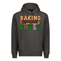 Smoke baking christmas cheer Premium Hoodie - FaDigitalArtStudio