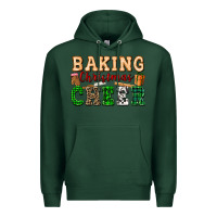 Sports Green baking christmas cheer Premium Hoodie - FaDigitalArtStudio