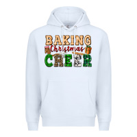White baking christmas cheer Premium Hoodie - FaDigitalArtStudio