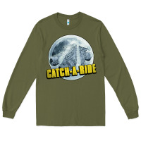 Army Green catch a ride to the moon and back Long Sleeve Tee - tuanDangUi