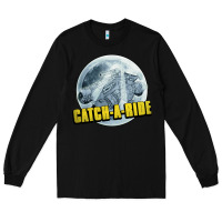 Black catch a ride to the moon and back Long Sleeve Tee - tuanDangUi