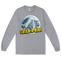 Heather Grey catch a ride to the moon and back Long Sleeve Tee - tuanDangUi