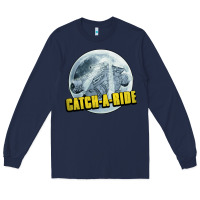 Navy catch a ride to the moon and back Long Sleeve Tee - tuanDangUi