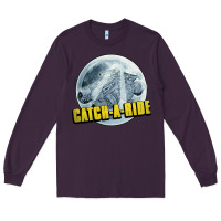 Plum catch a ride to the moon and back Long Sleeve Tee - tuanDangUi