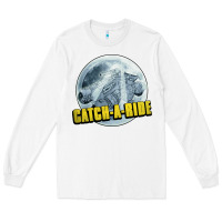White catch a ride to the moon and back Long Sleeve Tee - tuanDangUi