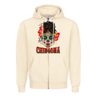Sandshell chingona latina bun mama Zipper Hoodie - BundleAndBundleShop