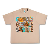 Burro Gobble Gobble Gobble with Turkey Urban Heavy Tee - texasbilliewilder