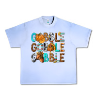 Grape Ice Gobble Gobble Gobble with Turkey Urban Heavy Tee - texasbilliewilder