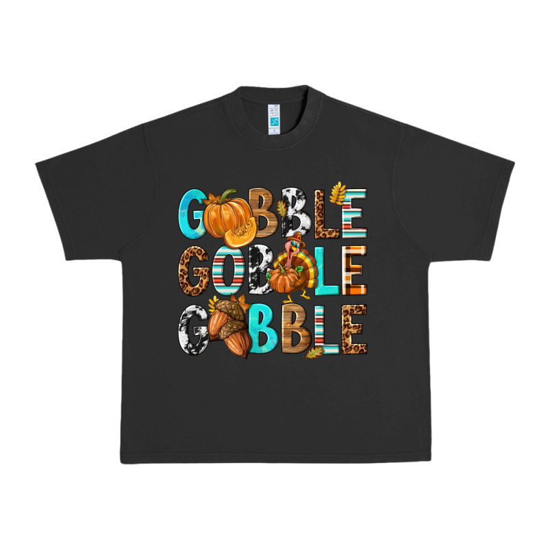 Gobble Gobble Gobble With Turkey Urban Heavy Tee by texasbilliewilder | Teevron