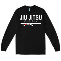 Black Jiu Jitsu Old Guy Long Sleeve Tee - tuanDangUi