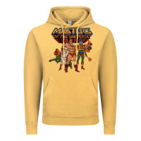 Vintage Mustard he man white color Vintage Hoodie - tuanDangUi
