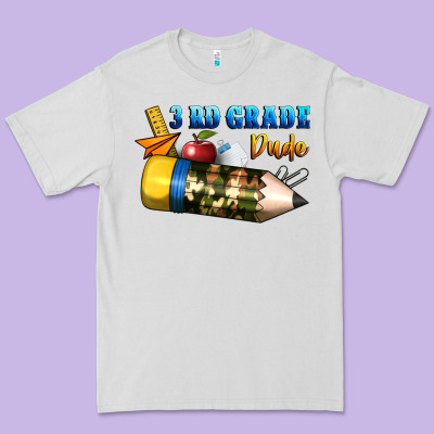 3 Rd Grade Dude Premium Tee Designed By Bundleandbundleshop