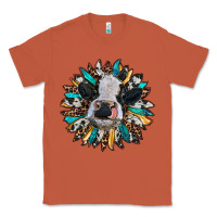 Copper baby cow with sunflower Classic Tee - RanaPortraitStore