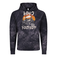 Cloud Black Who Tooted Funny Train Lovers And Railroad Retro Vintage Vintage Hoodie - tuanDangUi