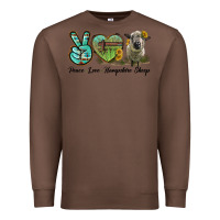 Chestnut Peace Love Hampshire Sheep Premium Sweatshirt - LillyAllenDesigns