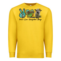 Lemon Peace Love Hampshire Sheep Premium Sweatshirt - LillyAllenDesigns