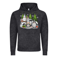 Vintage Black merry christmas gnomes Vintage Hoodie - texasbilliewilder