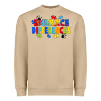 Mushroom Embrace differences Heavyweight Sweatshirt - FaDigitalArtStudio