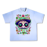 Grape Ice Mexican Day of dead sugar skull Urban Heavy Tee - NancyCooperArtShop