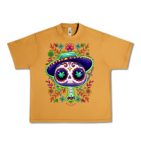 Peanut Butter Mexican Day of dead sugar skull Urban Heavy Tee - NancyCooperArtShop