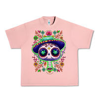 Salmon Mexican Day of dead sugar skull Urban Heavy Tee - NancyCooperArtShop