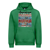 Emerald american mama Urban Hoodie - BarkalooDesign