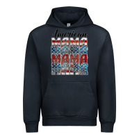 Navy american mama Urban Hoodie - BarkalooDesign