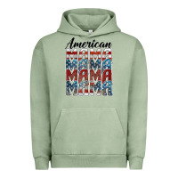 Pigment Oil Green american mama Urban Hoodie - BarkalooDesign