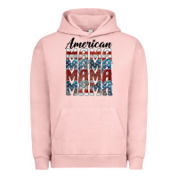 Pigment Salmon american mama Urban Hoodie - BarkalooDesign