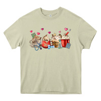 Mossy Nurse Coffee Cups Heavy Core Tee - MaliasSmallBusiness