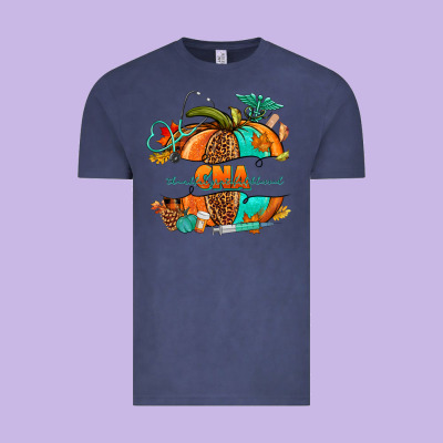 Cna Pumpkin Nurse Vintage Tee Designed By Nancycooperartshop