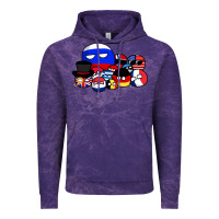 Cloud Purple countryballs pullover Vintage Hoodie - tuanDangUi
