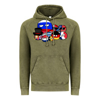 Vintage Olive countryballs pullover Vintage Hoodie - tuanDangUi