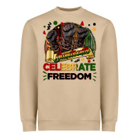 Juneteenth Celebrate Freedom Heavyweight Sweatshirt | Teevron