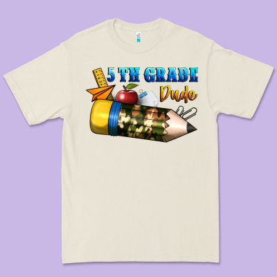 5 Th Grade Dude Premium Tee Designed By Bundleandbundleshop