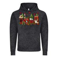 Vintage Black Christmas coffee cups Vintage Hoodie - texasbilliewilder