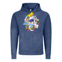 Vintage Denim saban moon Vintage Hoodie - tuanDangUi